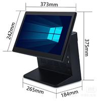 Sistema POS Todo en Uno RUINAI RN-U6 Negro con Pantalla Táctil Capacitiva Windows/Android (RK3568/i3/i5/i7) Wi-Fi 6 USB/VGA/RJ45
