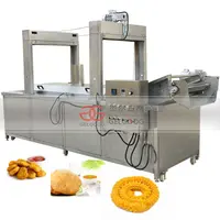 GG-ZLD5000 Kachori Fryer Dòng Nuggets Chakli Frying Machine 800 Mét Thép Không Gỉ 5200*1400*2300 Mét