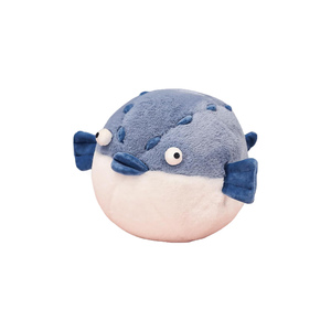 Dibujos animados de puercoespín pez globo de peluche de juguete blando suave pez globo almohada patrón personalizado logotipo personalizado regalo para niños - Product Image 3