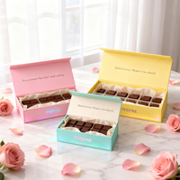 Caja de Regalo de Papel Rígido de Lujo, Ecológica, Aséptica, Hecha a Mano, con Cierre Magnético, para Alimentos, Sushi, Chocolate, Galletas, con Logotipo Personalizado