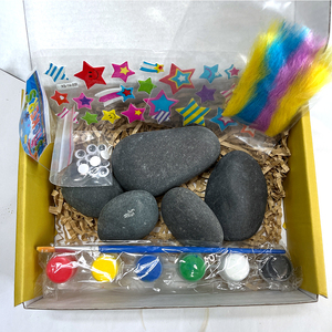 Creativo dipinto pietra pittura ciottolo fai da te fiume colorato rocce pietra - Product Image 6