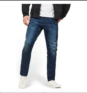 Été américain haute rue taille élastique jeans hommes marées tendance rétro décontracté pantalon droit lâche et polyvalent pantalon