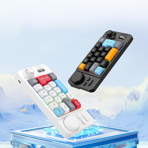 <span class=keywords><strong>Clavier</strong></span> mécanique filaire programmable avec molette de réglage du volume, joystick de jeu, <span class=keywords><strong>clavier</strong></span> numérique à 19 touches remplaçables à chaud pour Win8/10 - Product Image 4