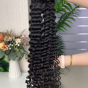 Extensions de cheveux 100% naturels, bouclés en profondeur, super double drawn, 100g par paquet, vente en gros, très demandées - Product Image 6