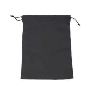 Bemowest-Bolsa de algodón de Organza reflectante para viaje, bolsa de paja con cordón, portátil, color negro