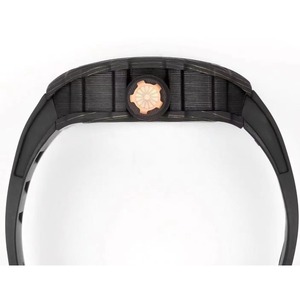Modern High-end Top-quality Luxury 1201 <b>Black</b> Carbon Fiber Skeletonized Tourbillon Automatic Mechanical <b>Watch</b> for <b>Men</b> - Product Image 4