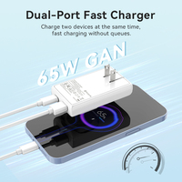Nouveau Design GaN 67W Chargeur Rapide Type C Chargeur Ensemble avec Câble pour Smart Watch Téléphone Portable