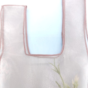 Borsa Trasparente in Plexiglass con Logo Personalizzato per Piccola Borsetta Stile Balletto, Custodia Antipolvere in Organza per Gioielli e Braccialetti - Product Image 6