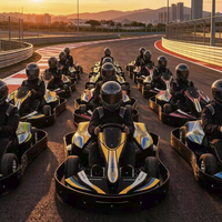Go Kart Eléctrico con Control Remoto y Velocidad Ajustable, Velocidad Máxima de 60 km/h, Capacidad de Carga de 200 kg, para Adolescentes y Adultos