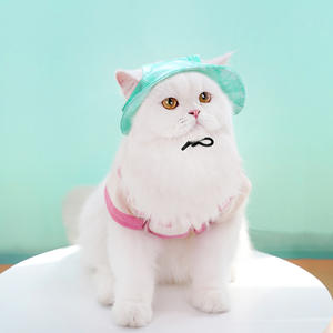 قبعة صياد صيفية قابلة للتعديل واقية من الشمس للكلاب والقطط مستلزمات الحيوانات الأليفة من البوليستر المضادة للانزلاق مع مشبك للبيع بالجملة - Product Image 6