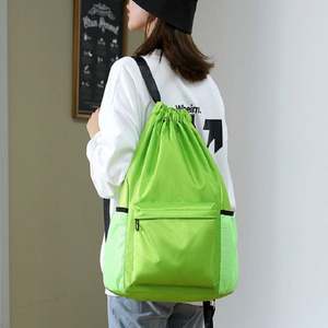 High Quality Custom Logo Oxford Gym Pouch BSCI Polyester Drawstring <b>Backpack</b> Factory Direct Hot Sale Colourful Shopping Bags - Product Image 4