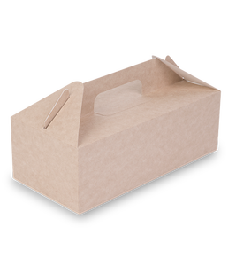 Caja de Kraft de Alta Calidad con Asa, Apilable, Sellable y Resistente a la Grasa para Productos Calientes y Fríos, con Logotipo Personalizado - Product Image 2