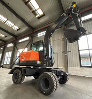 Excavator Roda Kecil 6 Ton Sebagai Excavator Bucket Wheel dengan Harga Murah untuk Dijual