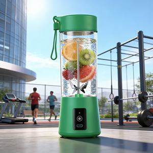 Licuadora Portátil Recargable por USB de 2000mAh, 400ml, Libre de BPA, Resistente, Trituradora de Hielo, para Smoothies, Bajo Ruido, a Prueba de Fugas, Turbo - Product Image 2