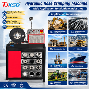 Máquina Prensa Automática para Crimpar Mangueras de 2 Pulgadas y 4 Hilos, con Troquel Frontal Vertical de Fácil Cambio, Certificación CE ISO, para <span class=keywords><strong>Astilleros</strong></span> - Product Image 4