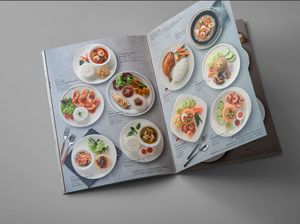 Thanh lịch quán cà phê nhà hàng menu/tờ rơi thiết kế Cmyk in ấn biểu tượng tùy chỉnh giấy tráng cho tùy chỉnh in menu/tập tài liệu/tài liệu quảng cáo - Product Image 2