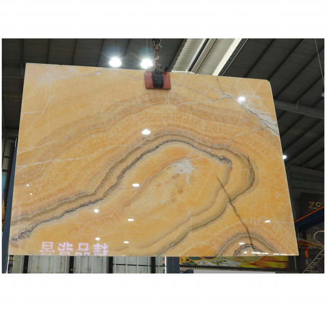 Orange Onyx Slabs Natural Stone Marble Onyx Backlit Countertops