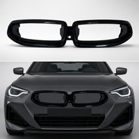 Cadre de calandre noir brillant G42 51138098225, contour de calandre avant avec trou pour caméra, amélioration pour BMW Série 2
