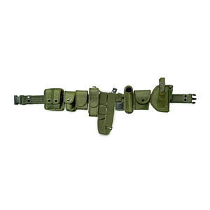 DF JL-AK10JT Vert – Ensemble multifonctionnel de 10 pièces pour ceinture tactique de sécurité, de patrouille et d'exercice des forces spéciales - Product Image 1