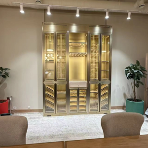 Armoire à vin personnalisée haut de gamme en acier inoxydable ultra-grande et à température constante pour la maison Restaurant Hôtel Lobby ou Club - Product Image 2