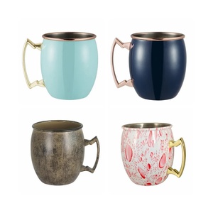 Hiện Đại Đồng mạ Moscow Mule búa Mug cho Russia <span class=keywords><strong>VB</strong></span> Vàng Glen Avon UV Vodka - Product Image 4