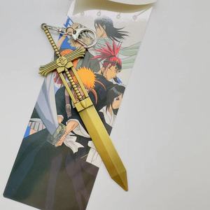 Anime Kurosaki Ichigo Bleach <span class=keywords><strong>Zangetsu</strong></span> espada colgante llavero aleación Colección Caja de regalo conjunto - Product Image 5