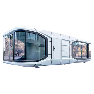 Maison de <span class=keywords><strong>camping</strong></span> portable Tiny <span class=keywords><strong>Camping</strong></span> House T5 Pod Connect de la série Galaxy, fabriquée au Japon, avec un <span class=keywords><strong>grand</strong></span> espace, des jambes en capsule, des maisons préfabriquées de 20 pieds - Product Image 2