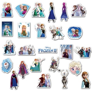 50Pcs Cartoon <span class=keywords><strong>Frozen</strong></span> <span class=keywords><strong>elsa</strong></span> <span class=keywords><strong>anna</strong></span> principesse 2 Girl Sticker Kids decora Wall Anime label Stickers - Product Image 4