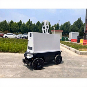 Châssis de robot à roues métalliques UGV au meilleur prix avec moteur, plateforme à quatre roues pour robots industriels spéciaux - Product Image 1