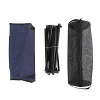 Chaise de camping pliable en alliage d'aluminium - Meuble d'extérieur ultraléger, portable et imperméable pour le camping, la plage, la pêche et les pique-niques
