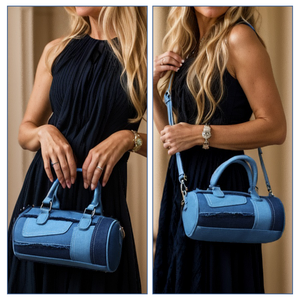 2024 nouveauté dames femme léger Denim Jean bandoulière <span class=keywords><strong>sac</strong></span> à <span class=keywords><strong>main</strong></span> décontracté fourre-tout <span class=keywords><strong>sac</strong></span> à bandoulière pour femmes adolescentes - Product Image 4