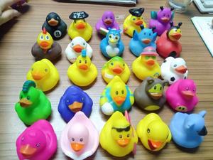 Pato de goma flotante para niños, juguete de baño, varios estilos, <span class=keywords><strong>amarillo</strong></span>, venta al por mayor - Product Image 5