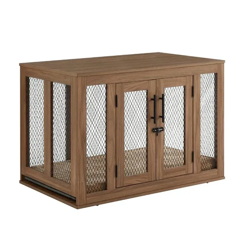 Petite niche pour chien en bois durable Maison pour animaux de compagnie extérieure écologique pour petits animaux Abri pour animaux durable