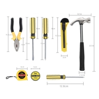 Fabricant 13pcs Maintenance Hand Work Tools Multi-functional Household Set Hardware Toolbox