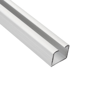 Rail de porte coulissante Zhan Han en alliage d'aluminium et laiton, quatre roues avec vis, rail de plafond moderne et simple pour porte de placard en verre - Product Image 2