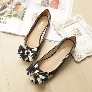 Chaussures plates papillon pour femmes, souliers de qualité, nouveau design chinois,, XY040