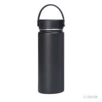 Prostar Botol Termos Stainless Steel 18Oz, Botol Termos Olahraga Mulut Lebar dengan Pegangan