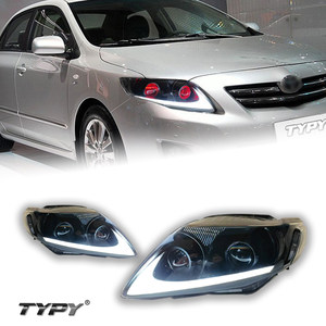 Conjunto de Faros Delanteros TYPY para Toyota Corolla 07-09, Lentes LED Modificadas, Luz Diurna, Señal de Giro Dinámica - Product Image 1