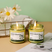 Bougie d'aromathérapie parfumée au thé, cadeaux de mariage, parfum de fleur éternelle, huile essentielle botanique longue durée, parfum de gardénia et de poire