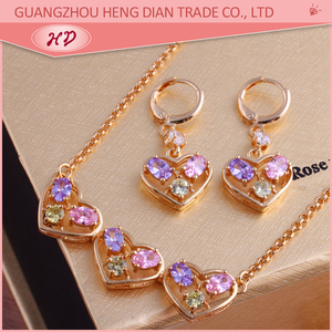 Oro de dubai de boda de moda diseños de joyas conjunto de joyas <span class=keywords><strong>para</strong></span> mujeres - Product Image 2