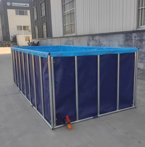 Prix des réservoirs en PVC pour l'élevage de poissons, système d'aquaculture à recirculation haute densité, filtre à protéines en HDPE PVC, assemblage facile, garantie 6 ans - Product Image 1