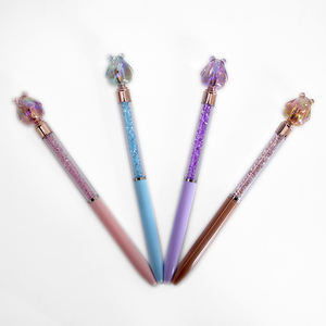 O & Q nhà máy Bán buôn giá phim hoạt hình bút trẻ em sử dụng long lanh bóng bút với dễ thương gấu Kawaii phong cách số lượng tốt 0.7mm màu xanh đen - Product Image 3