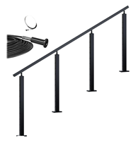 Balustrade de câble en acier inoxydable 316 certifiée ISO 9001, garantie 5 ans, design moderne pour usage extérieur commercial et résidentiel