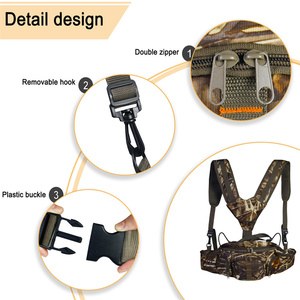 Mydays Outdoor ingrosso regolabile all'aperto caccia mimetico marsupio gilet da caccia per l'escursionismo arrampicata all'aperto