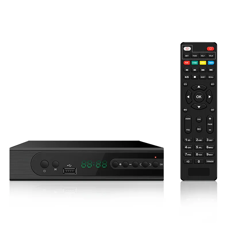 Stb dvb H264 sintonizzatore tv Dvbt2 Digitale Terrestre Dvb-t2 Software di aggiornamento Free To Air sintonizzatore Dvbt2 timeshifting T2 set top box