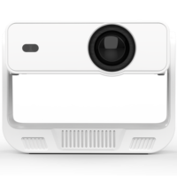 Mini-projecteur C880 720P Ultra Home Cinéma Android 14 Smart LCD avec autofocus Wi-Fi 6, design portable, prise en charge 4K