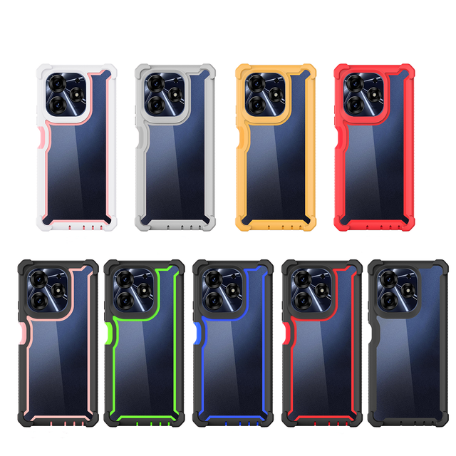 Hybrid Phone Case for  for Infinix Hot 60/infinix Hot 60i GT30 PRO Heavy Duty 2 in 1 Defender Phone Cover for Tenco SPARK40C