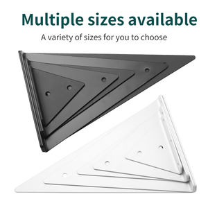 Support d'étagère flottant en métal <span class=keywords><strong>invisible</strong></span> triangle mural robuste personnalisé d'usine pour le bois fabriqué au Guangdong - Product Image 4