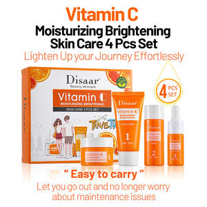 เซรั่มไฮยาลูรอนิค แอซิด บำรุงผิวหน้า ครีมบำรุงผิว โทนเนอร์ ลดเลือนจุดด่างดำ ชุดผลิตภัณฑ์ดูแลผิว <span class=keywords><strong>Disaar</strong></span> ชุดผลิตภัณฑ์ดูแลผิวขนาดพกพา วิตามินซี - Product Image 2