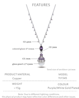 Collier de perles délicat en cuivre, élégant, léger et luxueux, micro-incrusté et exquis, avec zircon cubique, pour femme, cadeau